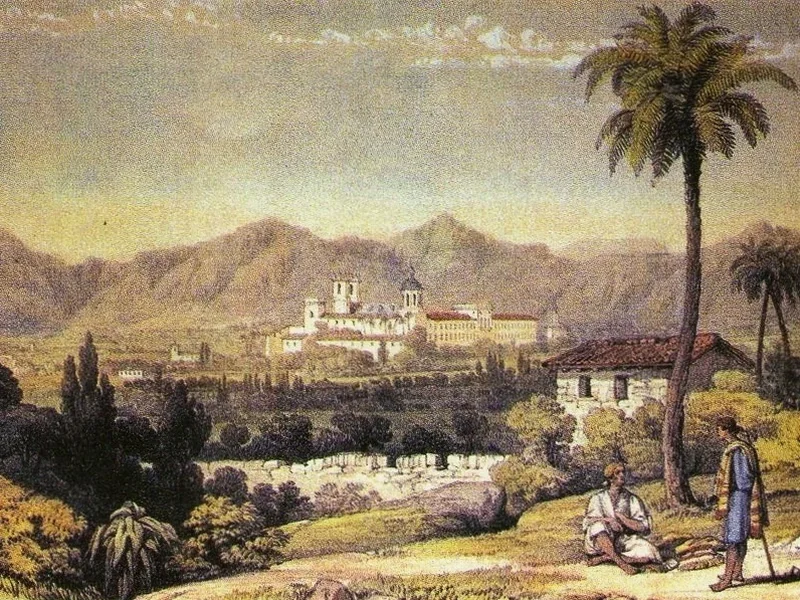 1798-George Vivian - Sant Miquel dels Reyes intorno al 1835